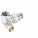 Клапан термостатический RA-N ДУ 15 Угловой трехосевой, правое исполнение, хромированный | Danfoss 013G4239 RTR-N