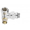 Клапан термостатический RA-N ДУ 15 Угловой трехосевой, правое исполнение, хромированный | Danfoss 013G4239 RTR-N