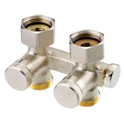 Клапан RLV-K Danfoss для нижнего присоединения к радиатору с возможностью опорожнения Прямой | 003L0281/003L0391